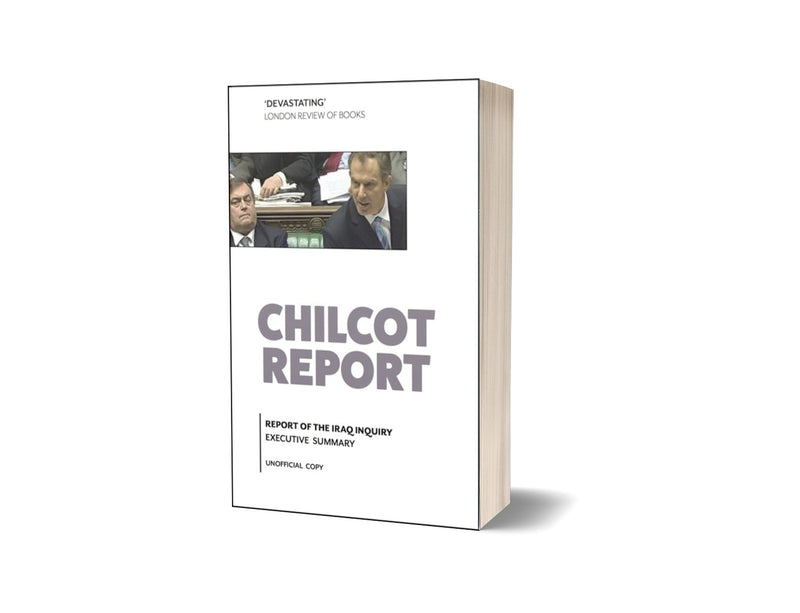 Chilcot Report in an easy to read paperback book - Canbury Press