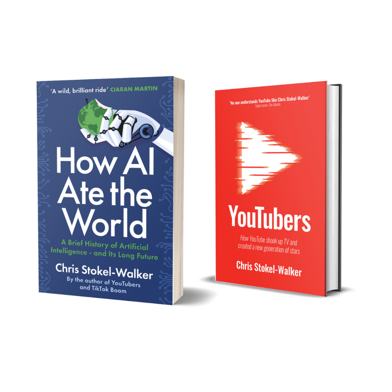How AI Ate the World + Youtubers by Chris Stokel-Walker (ISBN: 9781914487323 + 9781912454211)